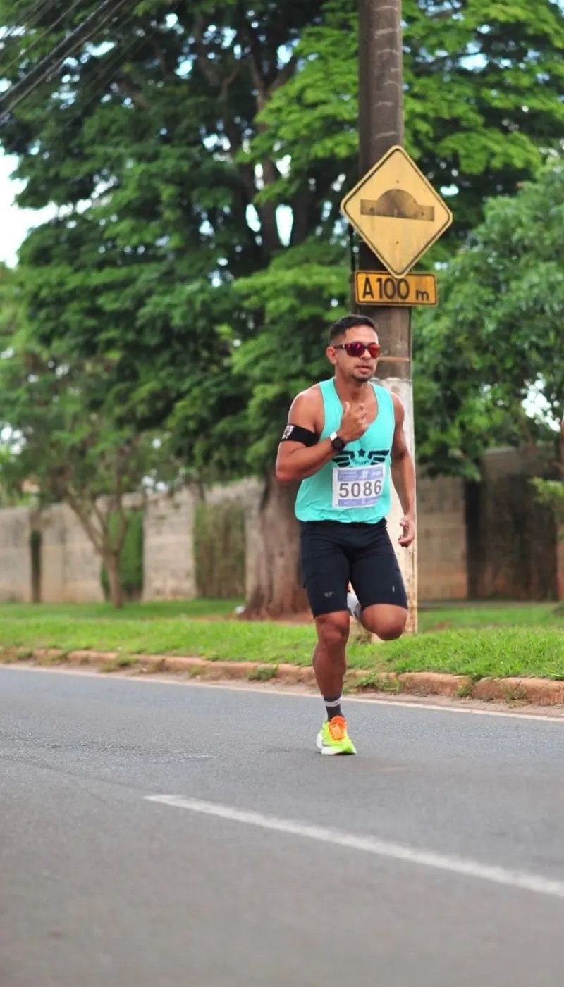 Aluno AXIS RUN em prova de corrida — assessoria de corrida em Itapetininga
